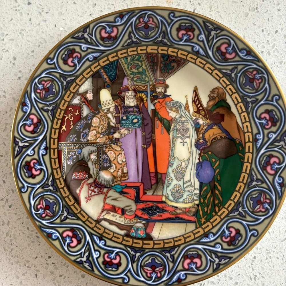 The Snow Maiden, Villeroy & Boch Heinrich Collector Plate – Russian Fairy Tales